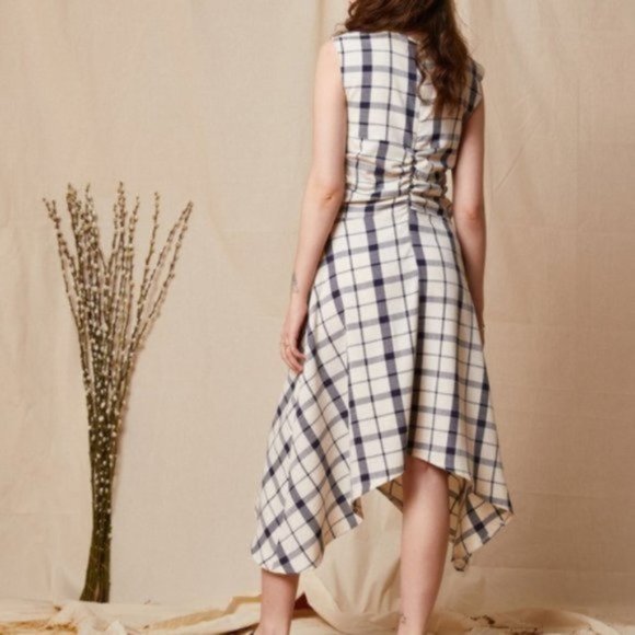 Ghospell Check Out Hanky Dress - Picture 2 of 7